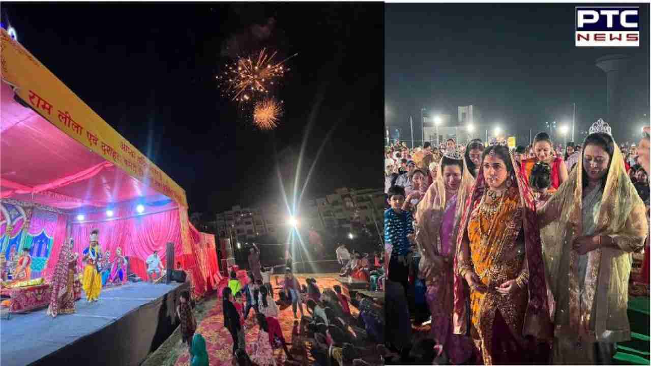 Punjab: Grand Ramleela at Mohali's Wave Estate captivates crowds with iconic scenes of 'Sita Swayamwar' on Day 2