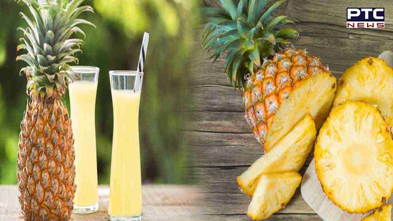 Pineapple Benefits : ਕਈ ਸਿਹਤ ਸਮੱਸਿਆਵਾ ਨੂੰ ਦੂਰ ਕਰਨ 'ਚ ਲਾਹੇਵੰਦ ਰੋਜ਼ਾਨਾਂ ਸਵੇਰੇ ਨਾਸ਼ਤੇ 'ਚ ਅਨਾਨਾਸ ਦੇ ਜੂਸ ਦਾ ਸੇਵਨ