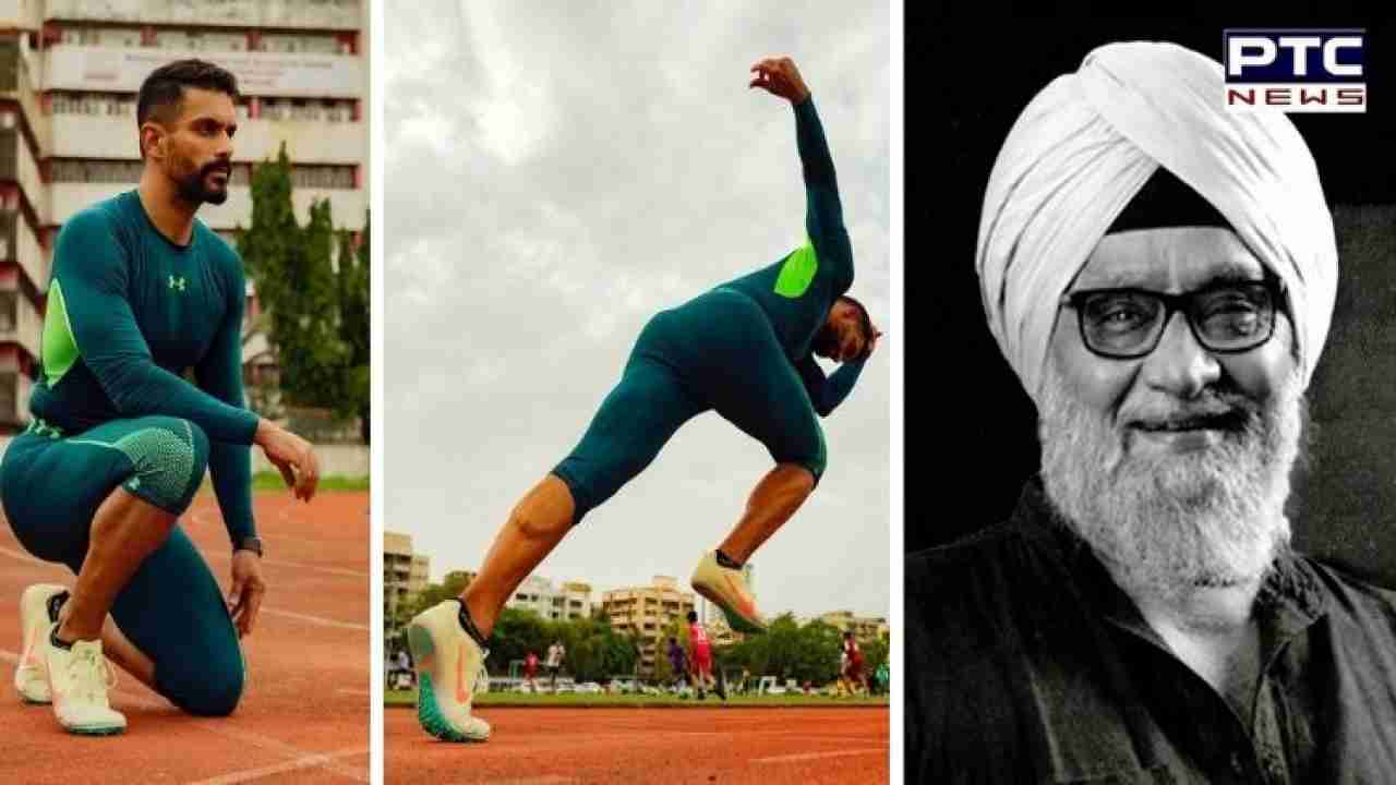 ਅਦਾਕਾਰ ਅੰਗਦ ਬੇਦੀ ਨੇ 400M ਦੌੜ 'ਚ ਜਿੱਤਿਆ ਸੋਨਾ; ਮਰਹੂਮ ਪਿਤਾ ਬਿਸ਼ਨ ਸਿੰਘ ਬੇਦੀ ਨੂੰ ਕੀਤਾ ਸਮਰਪਿਤ