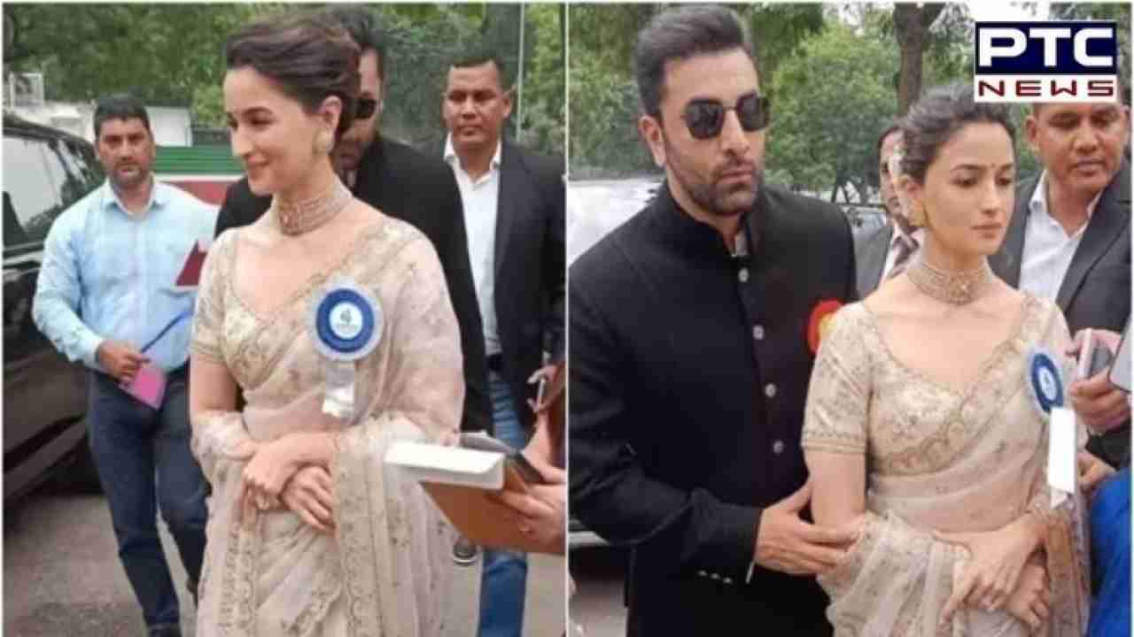 Alia Bhatt wears her wedding saree at National Awards ceremony; know why