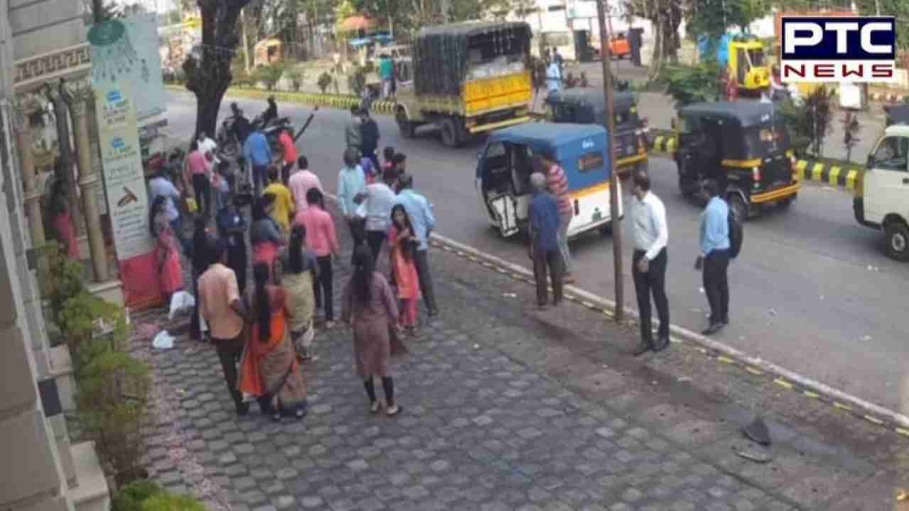 Caught on camera: Speeding car mows down five on footpath in Mangaluru, kills one