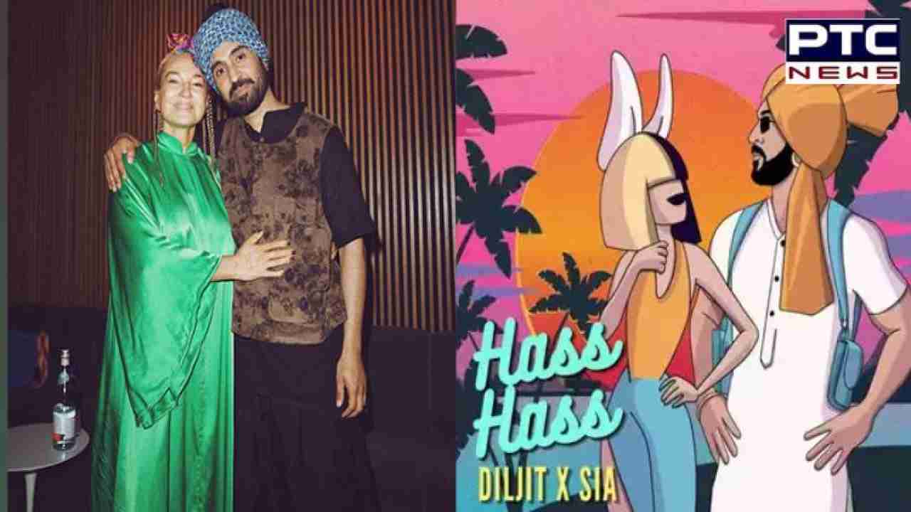 Sia and Dilijit Dosanjh have teamed up for Hass Hass giving punjabi mu