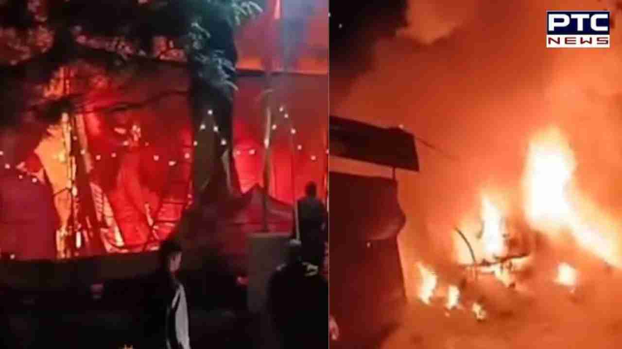 Kullu Fire: हिमाचल में कुल्लू दशहरा मेले के दौरान लगी भयानक आग, 15 दुकानें जलकर हुई राख,  देखें Video