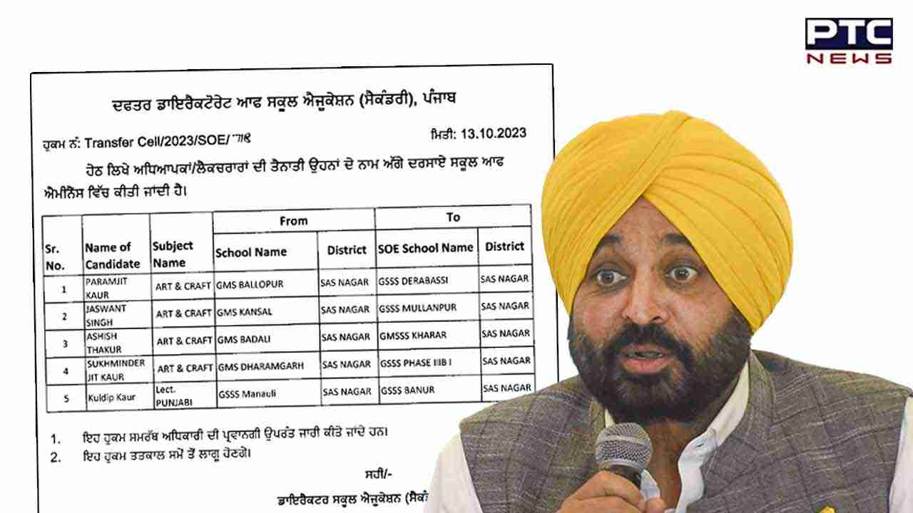 Government Teachers Union: ਪੰਜਾਬ ਸਰਕਾਰ ਵੱਲੋਂ ਸਾਰੇ ਅਧਿਆਪਕ ਸਕੂਲ ਆਫ ਐਮੀਨੈਂਸ ਚ ਭੇਜੇ ਜਾ ਰਹੇ-ਸਰਕਾਰੀ ਟੀਚਰਜ਼ ਯੂਨੀਅਨ