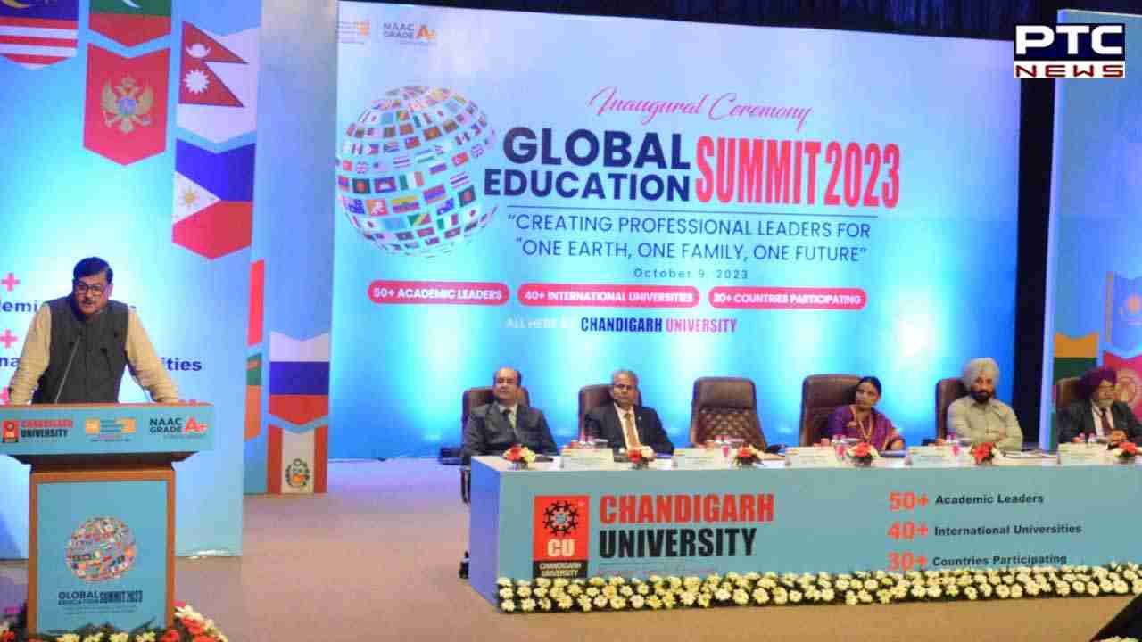 Global Education Summit 2023 kicks off at Chandigarh University