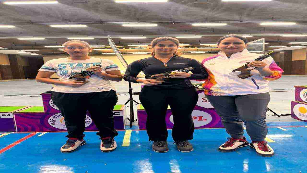 National Championship Bhopal 2023: हरियाणा की मनु का जलवा बरकार, 10 मीटर एयर पिस्टल में एक और स्वर्ण किया अपने नाम