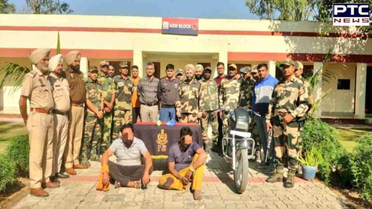 BSF, Punjab Police apprehends 2 smugglers, recovers heroin from Amritsar