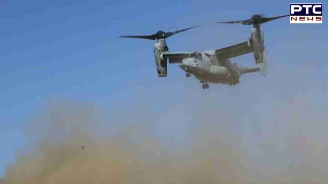 US military Osprey aircraft with 8 people onboard crashes into ocean near Japan