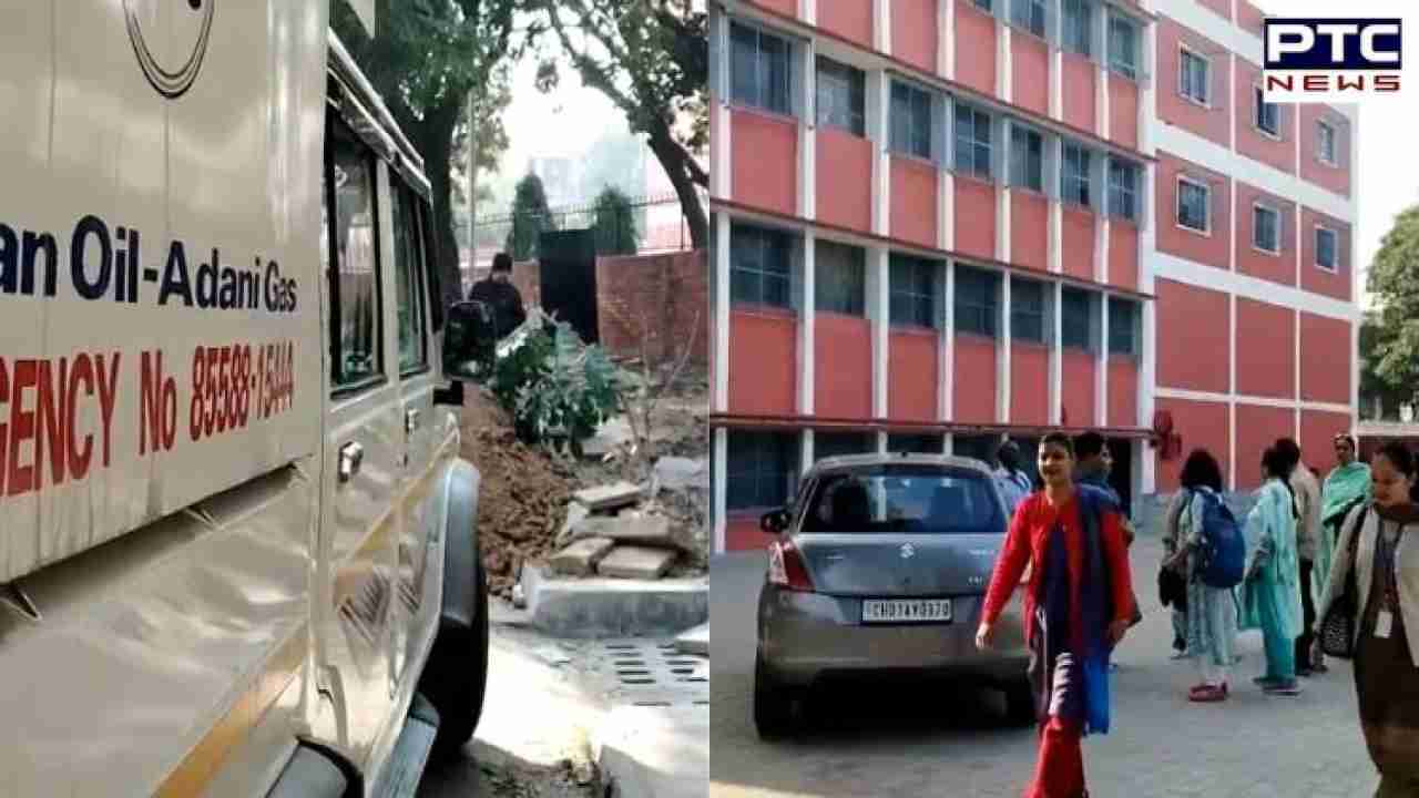 Chandigarh gas leak:  Panic and chaos at Chandigarh private school after gas pipeline leak near school; 1,600 students evacuated