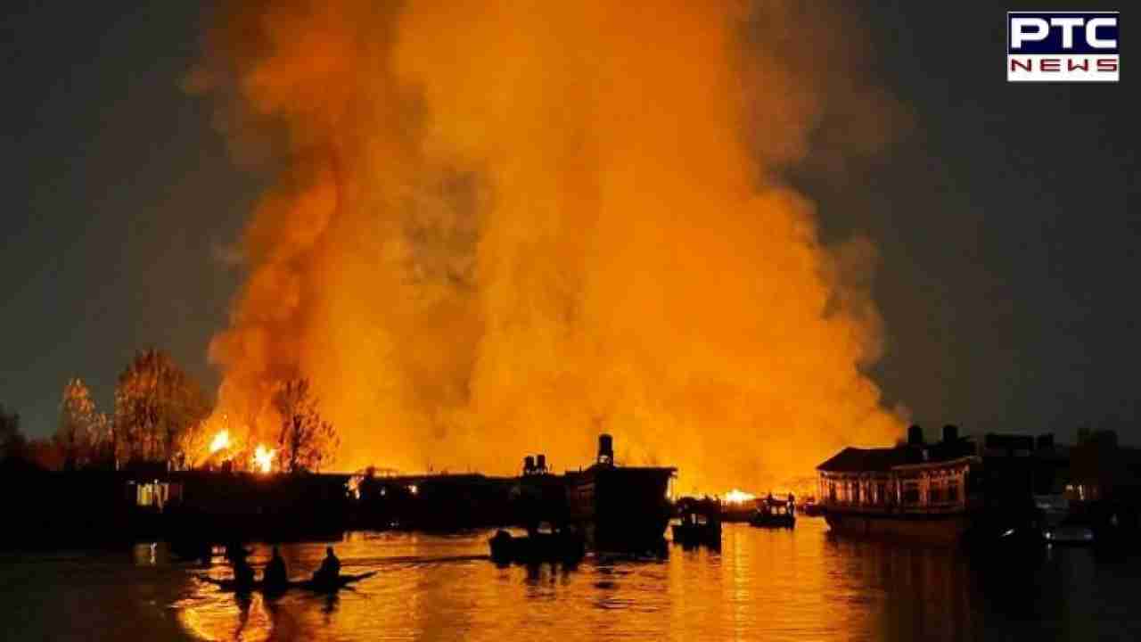 Dal Lake fire incident: 3 Bangladeshi tourists killed in massive fire on houseboat in Dal Lake