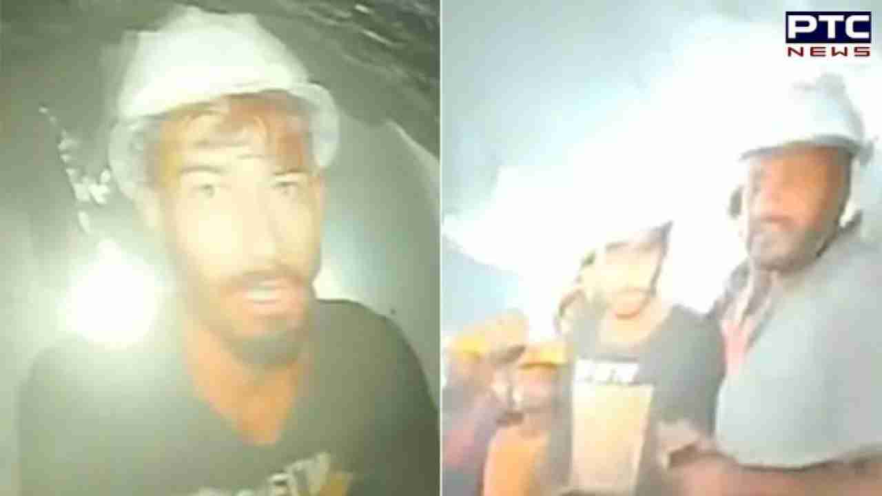 Uttarkashi tunnel collapse: Six-inch pipe cameras capture first glimpse of trapped Uttarkashi tunnel workers