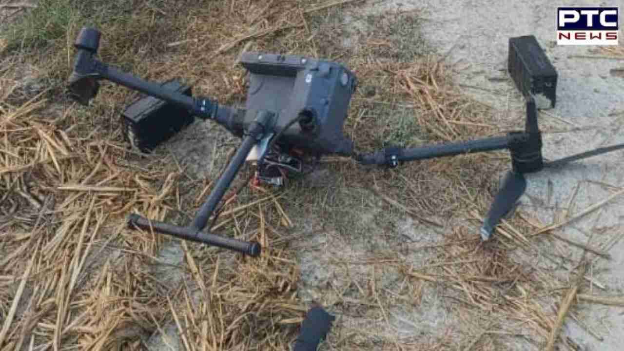 BSF, Punjab Police foil drone smuggling attempt in Tarn Taran