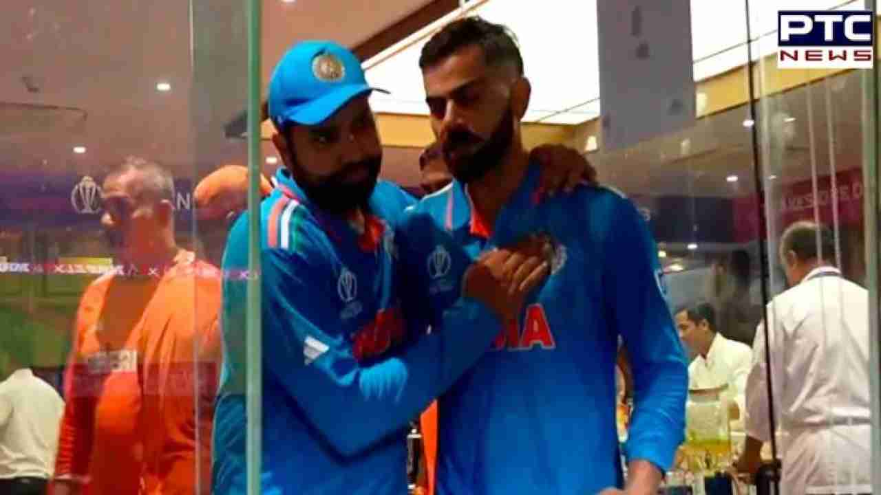 Emotional dressing room moment Virat Kohli, Rohit Sharma reflect team