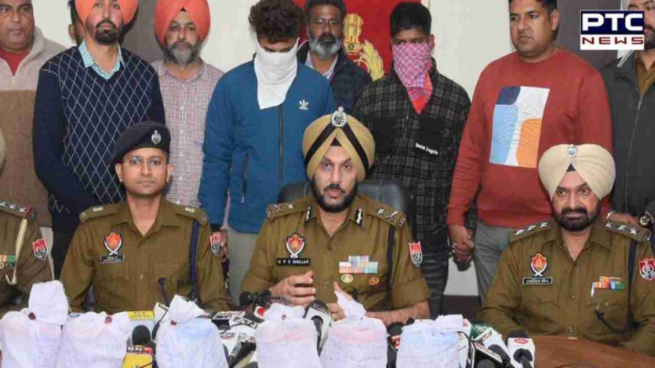 Punjab police bust drug smuggling operation linked to USA-based Jasmit Lucky; seize 6kg heroin