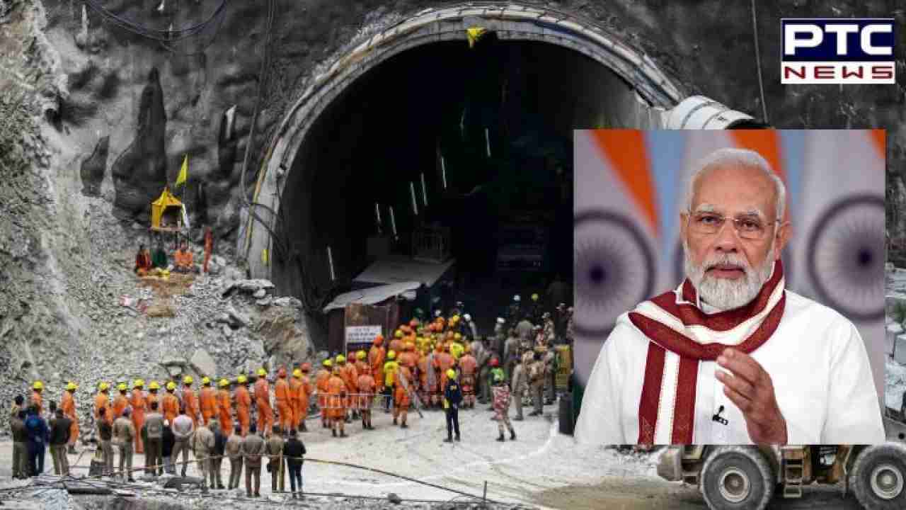 'Gave new life to workers': PM Modi praises rescuers after 41 men evacuated from Silkyara tunnel