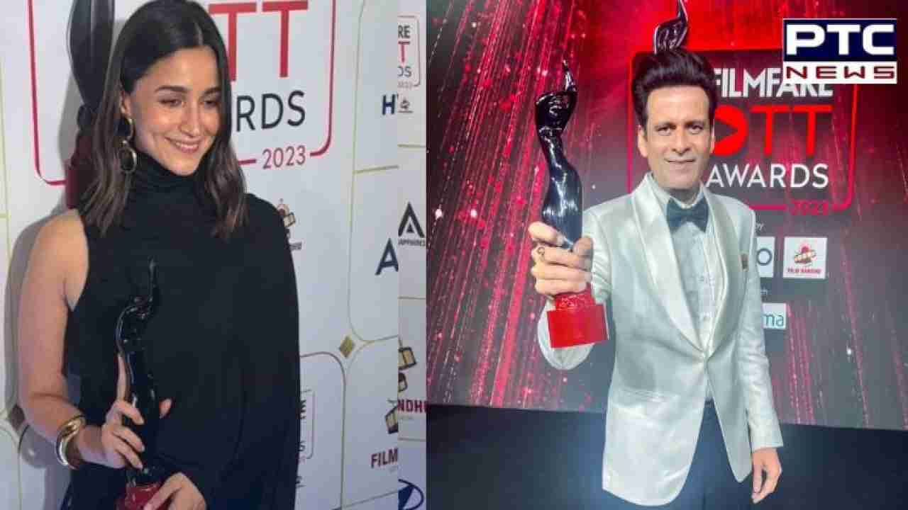 Filmfare OTT Awards 2023: Alia Bhatt, Manoj Bajpayee win Best Actor awards; here's the list of all winners