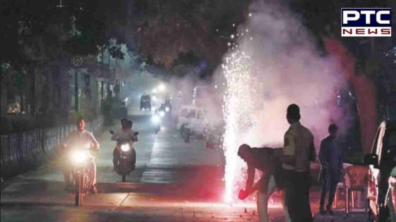 Time restrictions imposed on bursting firecrackers in Punjab's Ludhiana