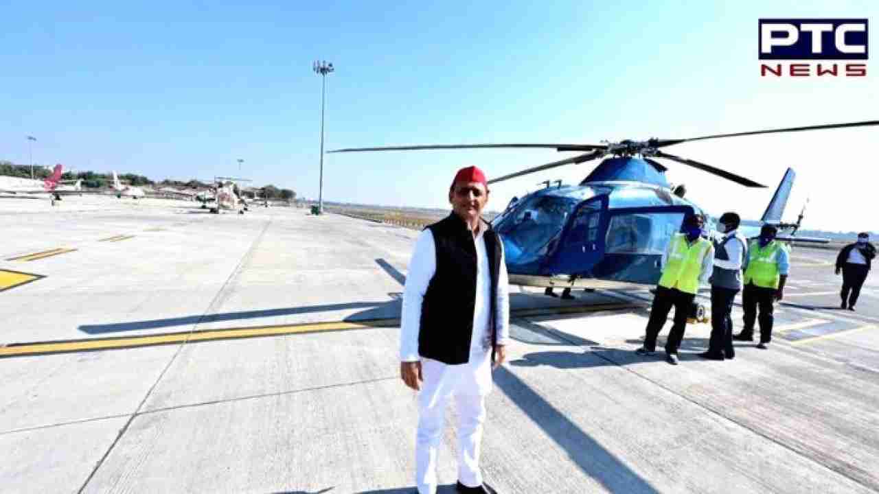 Akhilesh Yadav's chopper develops snag after taking off from poll-bound MP; lands safely