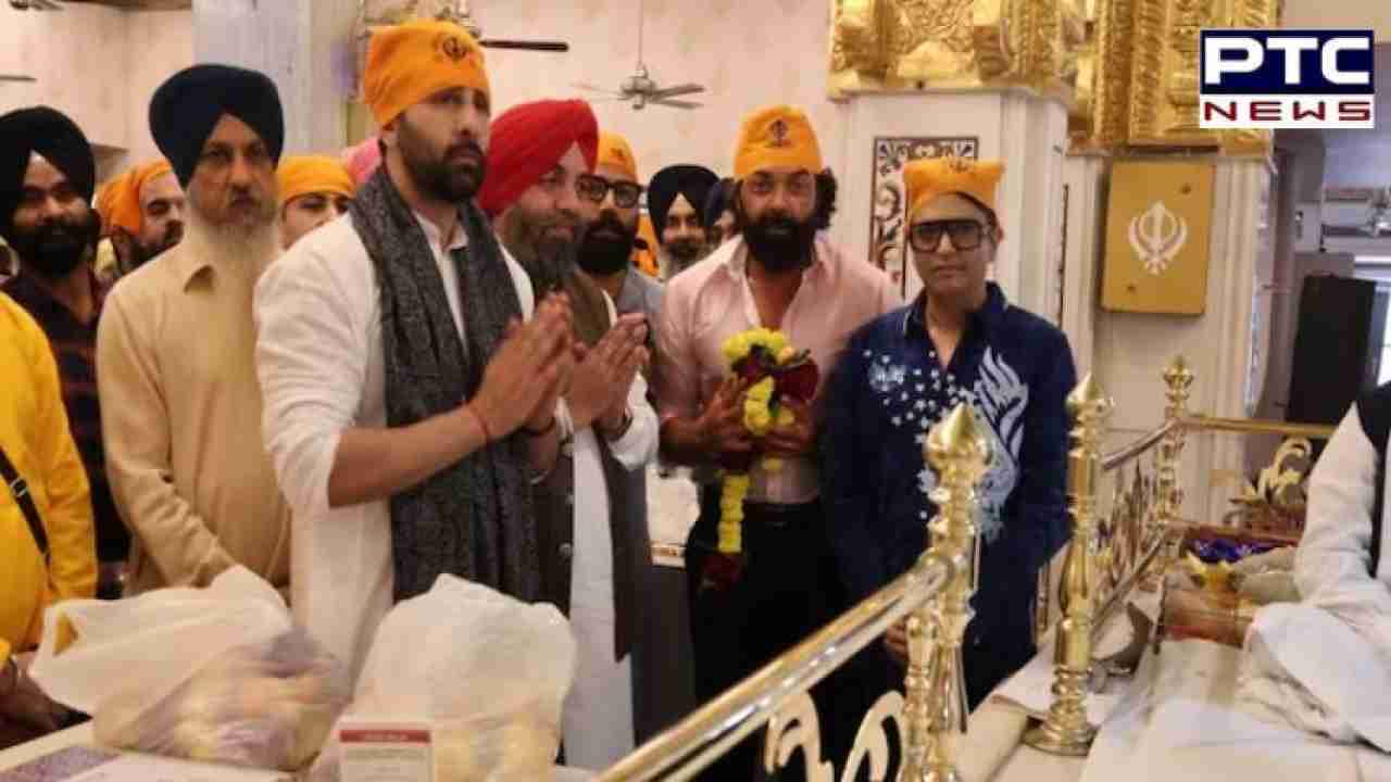 'Animal' trailer launch: Ranbir, Bobby seek blessings at Bangla Saheb Gurdwara for success of film