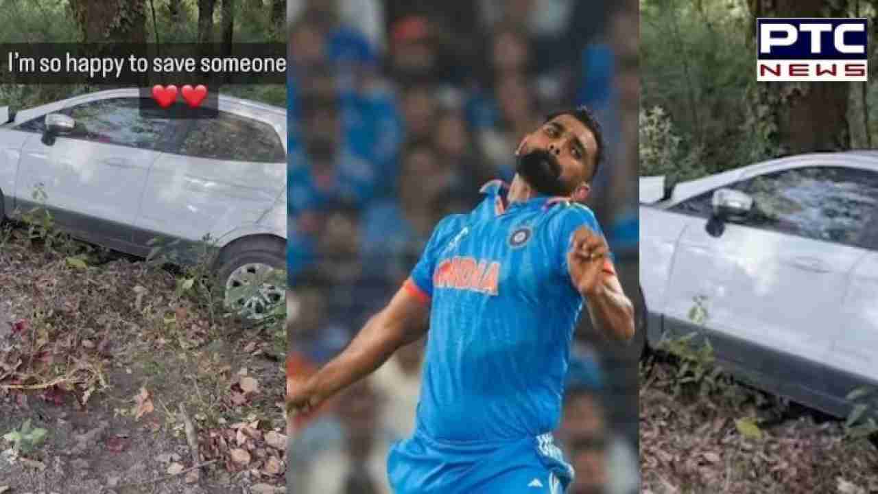 Mohammed Shami saves man's life after road accident | WATCH video