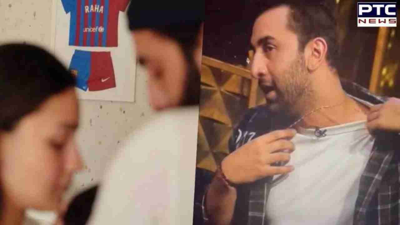 Unbreakable bond: Ranbir Kapoor flaunts new tattoo of Raha's name during 'Animal' promotions