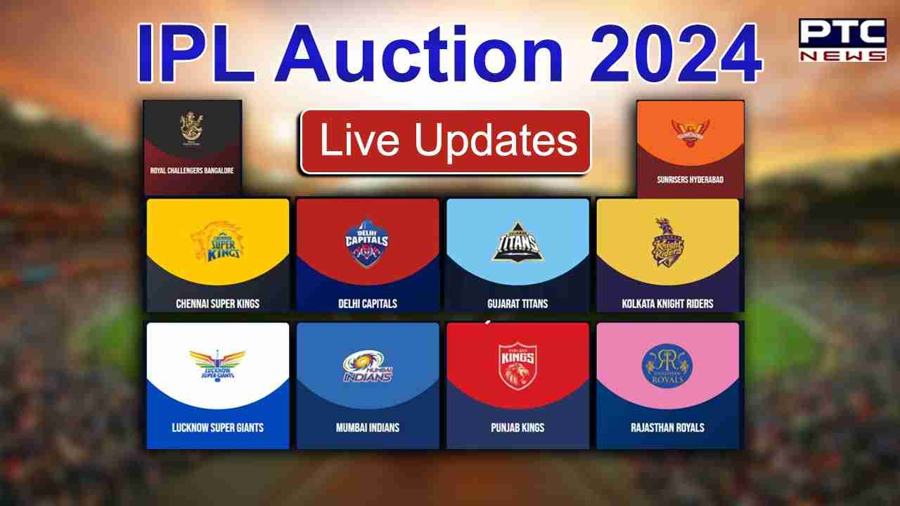 IPL Auction 2024 HIGHLIGHTS: Mitchell Starc becomes the most expensive player with KKR’s bid at Rs 24.75 cr
