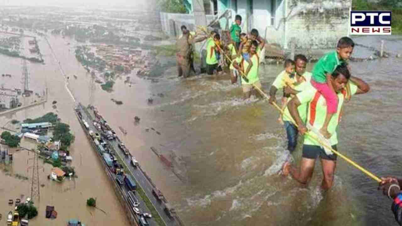 Flood in TamilNadu: ਤਾਮਿਲਨਾਡੂ 'ਚ ਭਾਰੀ ਮੀਂਹ ਦਾ ਕਹਿਰ, ਹੜ੍ਹ ਕਾਰਨ 3 ਲੋਕਾਂ ਦੀ ਮੌਤ, 100 ਤੋਂ ਵੱਧ ਲੋਕ ਫਸੇ