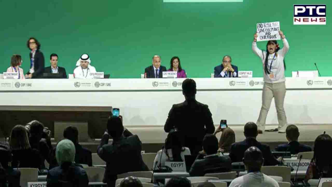 COP28: 12-year-old Indian activist storms stage, calls for 'end to fossil fuels'