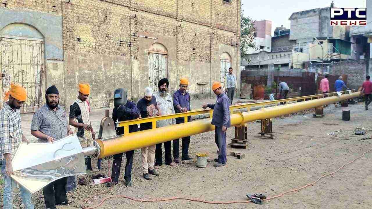 91 ਫੁੱਟ ਉਚਾ ਨਿਸ਼ਾਨ ਸਾਹਿਬ ਬਣਿਆ ਇਸ ਸ਼ਹਿਰ ਦੀ ਸ਼ਾਨ, ਜਾਣੋ ਕੀ ਹੈ ਖਾਸੀਅਤ