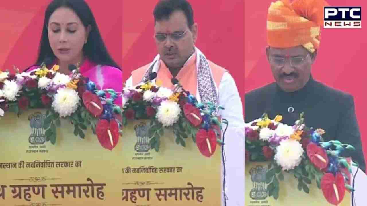 ਭਜਨ ਲਾਲ ਸ਼ਰਮਾ ਬਣੇ ਰਾਜਸਥਾਨ ਦੇ ਨਵੇਂ ਮੁੱਖ ਮੰਤਰੀ, ਲਿਆ ਹਲਫ਼