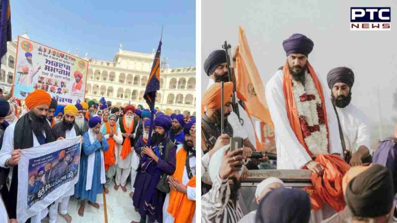ਭਾਈ ਅੰਮ੍ਰਿਤਪਾਲ ਸਿੰਘ ਸਮੂਹ ਬੰਦੀ ਸਿੰਘਾਂ ਦੀ ਰਿਹਾਈ ਲਈ ਤਖ਼ਤ ਸ੍ਰੀ ਹਰਿਮੰਦਰ ਜੀ ਪਟਨਾ ਸਾਹਿਬ ਵਿਖੇ ਚੌਥੇ ਪੜਾਅ ਦੀ ਅਰਦਾਸ