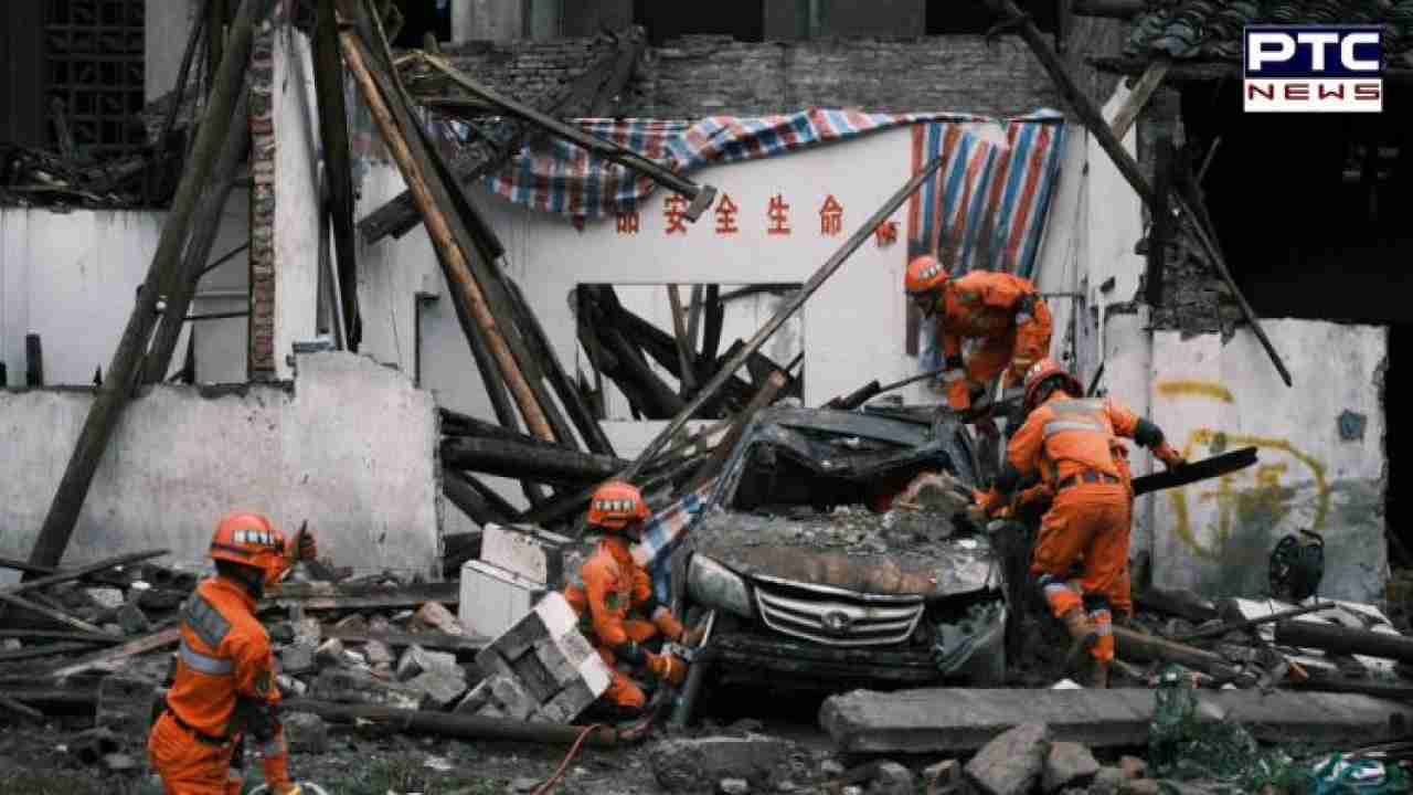 Strong earthquake china