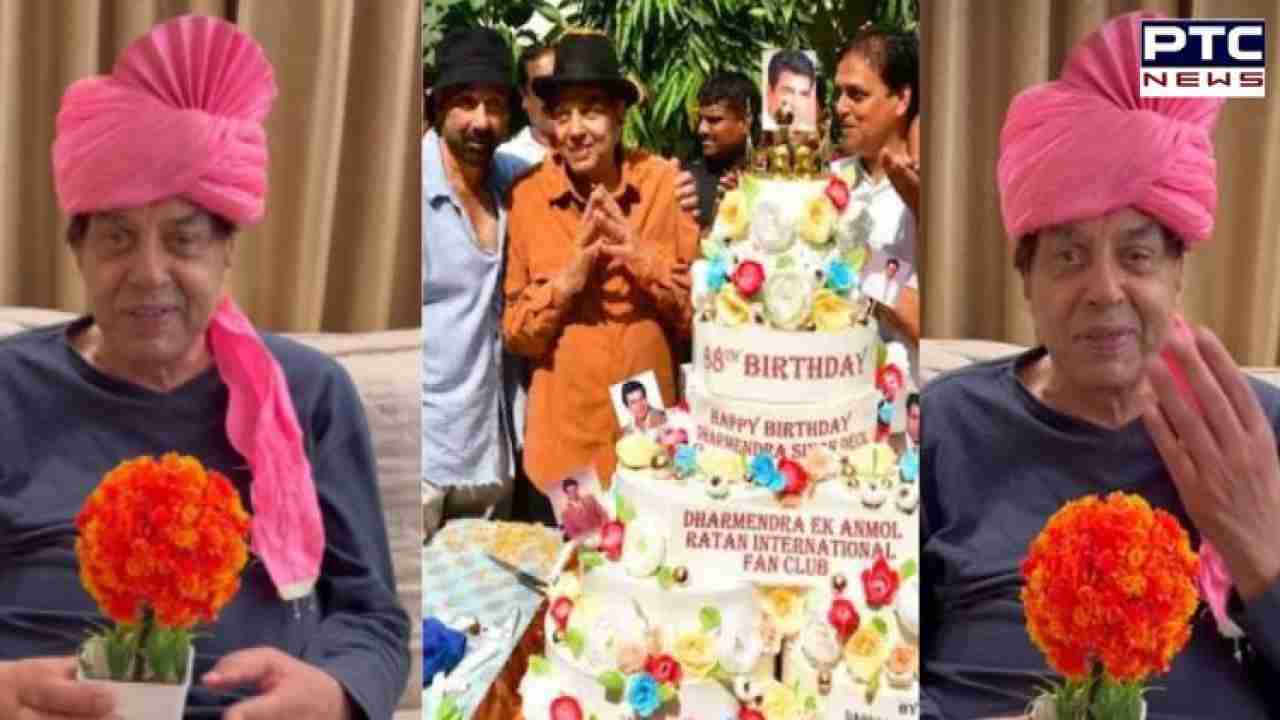 Dharmendra blows kiss, thanks fans for love showered on his birthday says, ‘pyaare pyaare tohfe aye hain’ | Watch Video