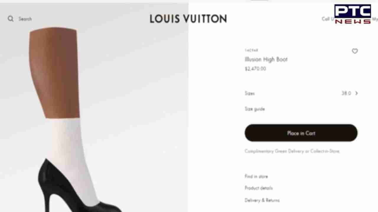 Louis Vuitton's $2,470 'human-leg' boots cause stir