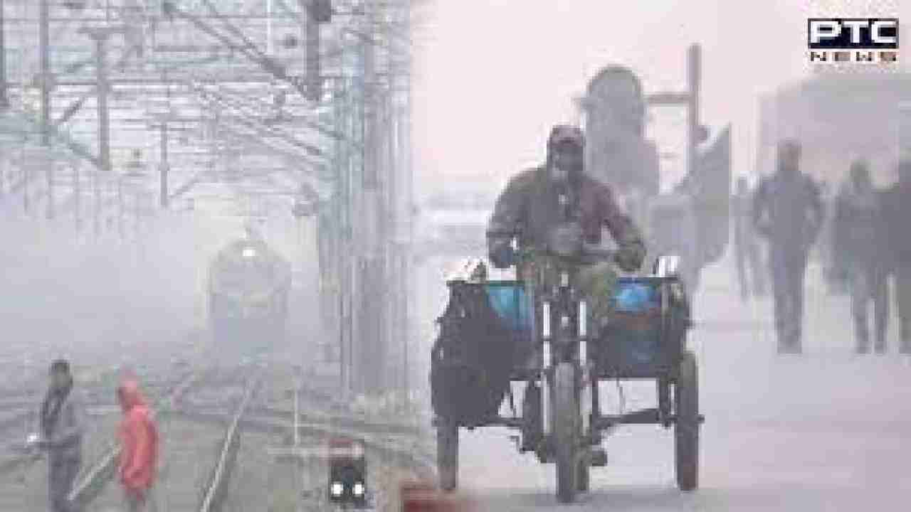 Cold wave and dense fog disrupt life in Delhi, air quality remains 'Poor'; several trains cancelled