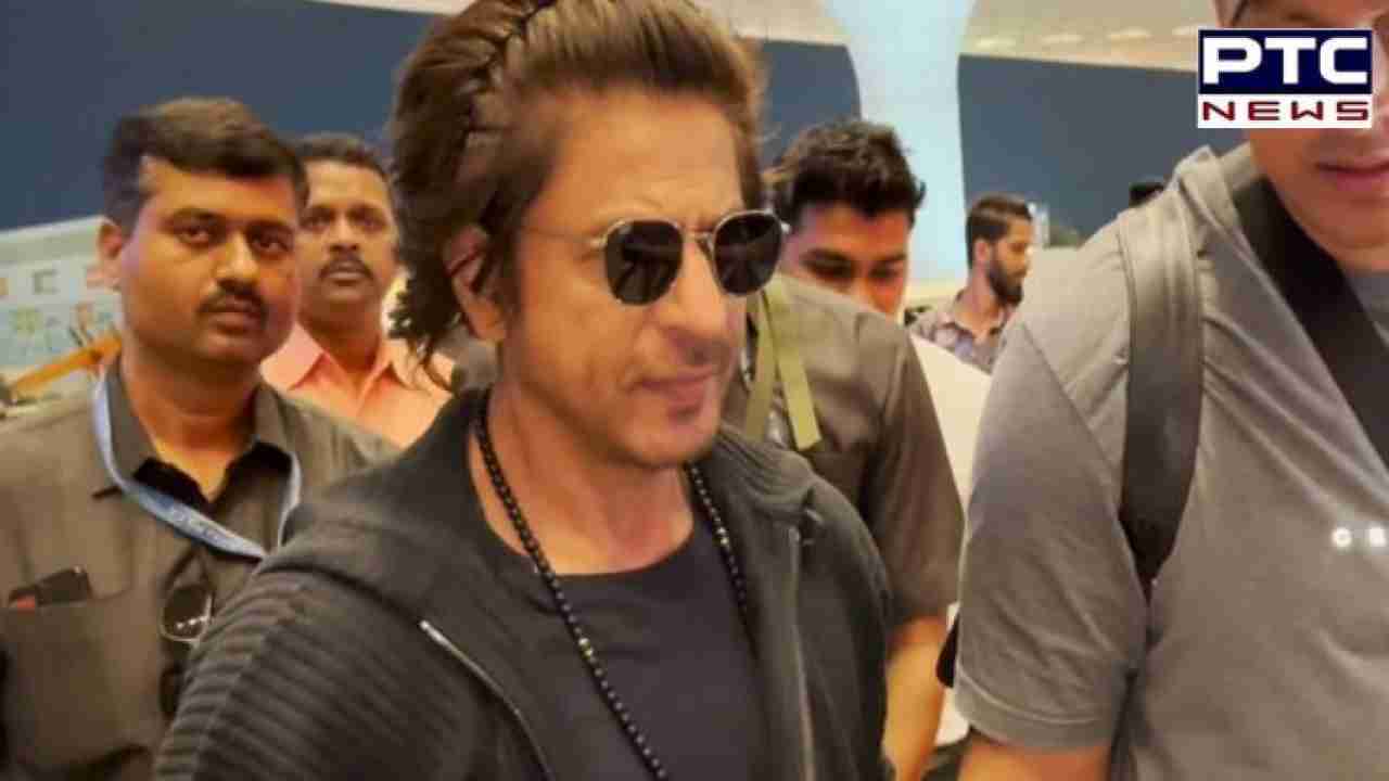 Shah Rukh Khan snapped at Mumbai airport ahead of 'Dunki' release | See PICS