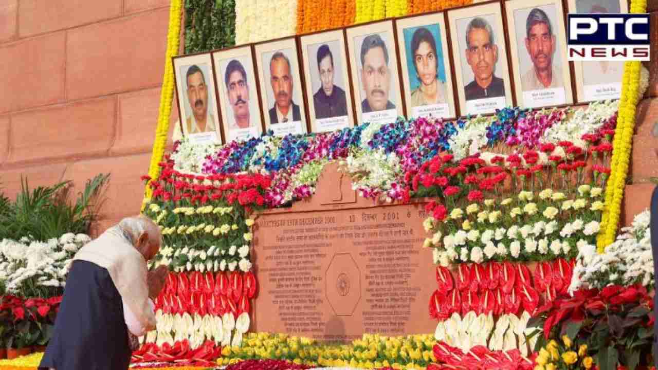 22 years of Parliament attack: PM Modi, Amit Shah, others pay tributes to fallen Jawans