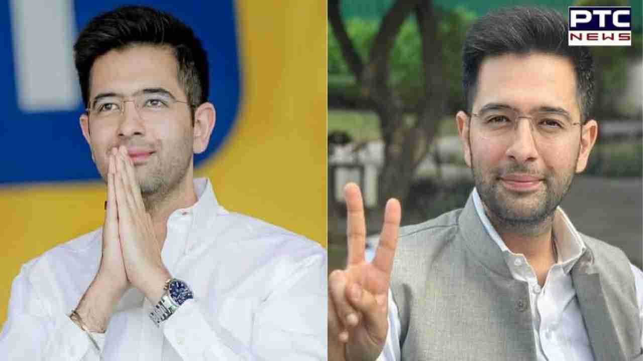 Raghav Chadha is back from UK after 'eye surgery', spotted at Arvind Kejriwal's residence | Watch Video