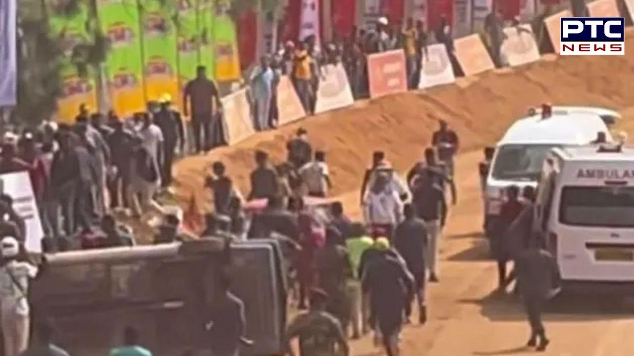 7 dead as car plows into spectators at Sri Lanka motor race