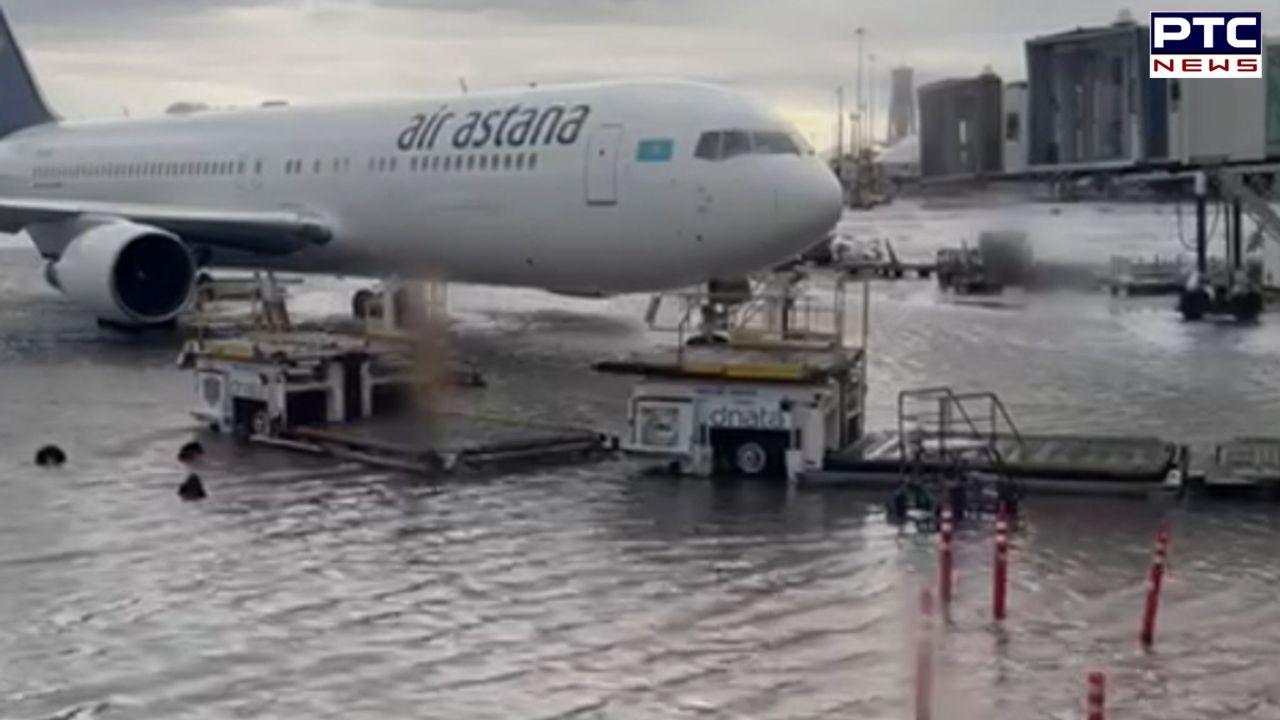 Dubai rain: Airport flooded as city receives year's rainfall in 24 hours