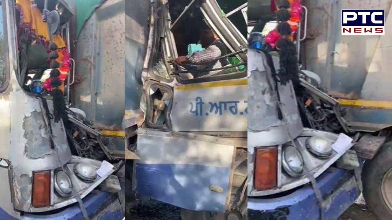 Punjab: Several injured after terrible collision between PRTC bus and tipper in Patiala
