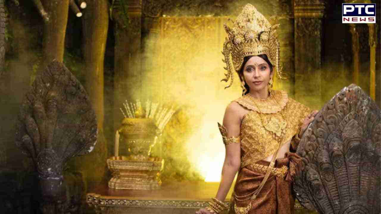 Indian diplomat adorns 'Apsara' attire for Cambodian New Year