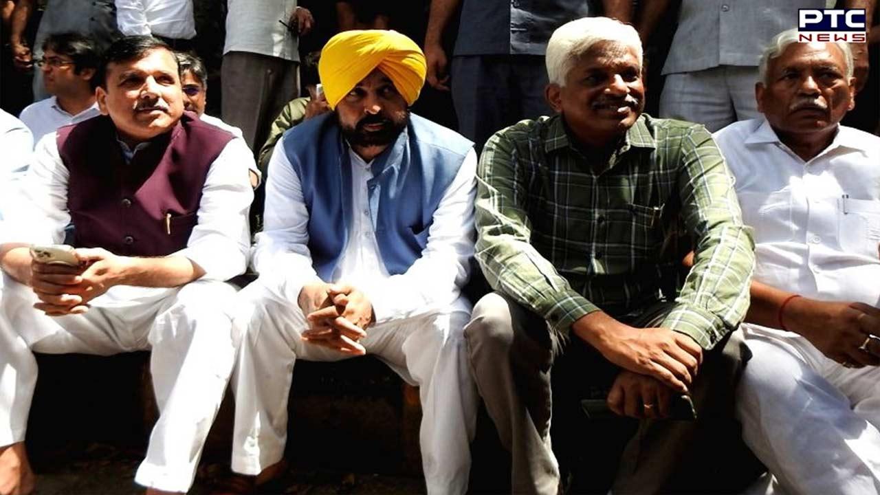 ਸ਼੍ਰੋਮਣੀ ਅਕਾਲੀ ਦਲ ਵੱਲੋਂ CM ਮਾਨ ਤੇ ਸੰਜੇ ਸਿੰਘ ਖਿਲਾਫ਼ ਮੁੱਖ ਚੋਣ ਅਧਿਕਾਰੀ ਨੂੰ ਸ਼ਿਕਾਇਤ