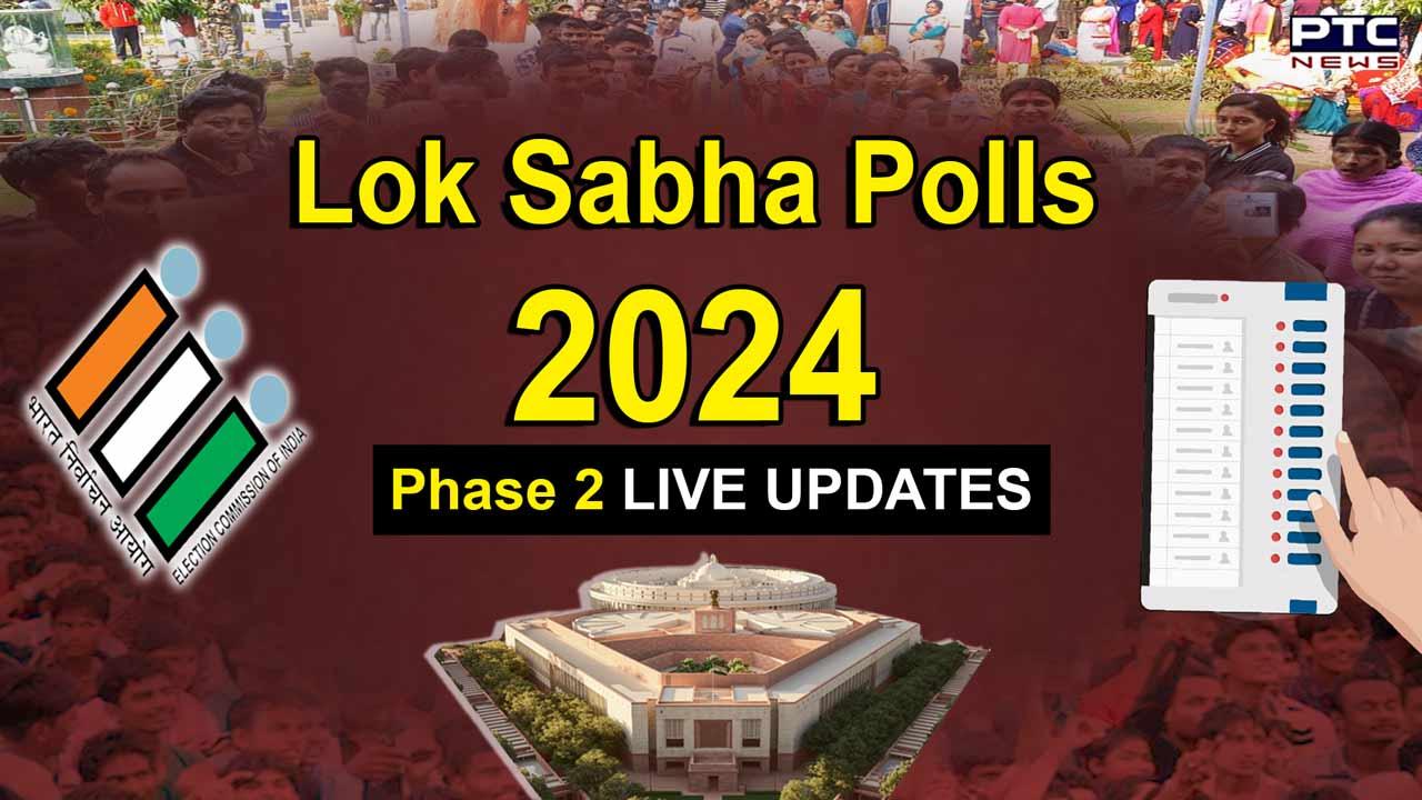 Lok Sabha Polls 2024 Phase 2 HIGHLIGHTS:  Voter turnout 61% recorded across 13 States and UT by 5 pm