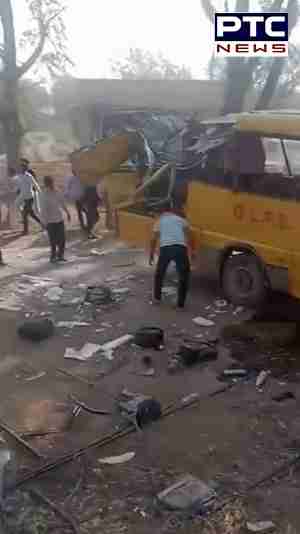 Narnaul School Bus Road Accident: ਪਲਟੀ ਵਿਦਿਆਰਥੀਆਂ ਨਾਲ ਭਰੀ ਸਕੂਲ ਬੱਸ, 5 ਮਾਸੂਮ ਬੱਚੇ