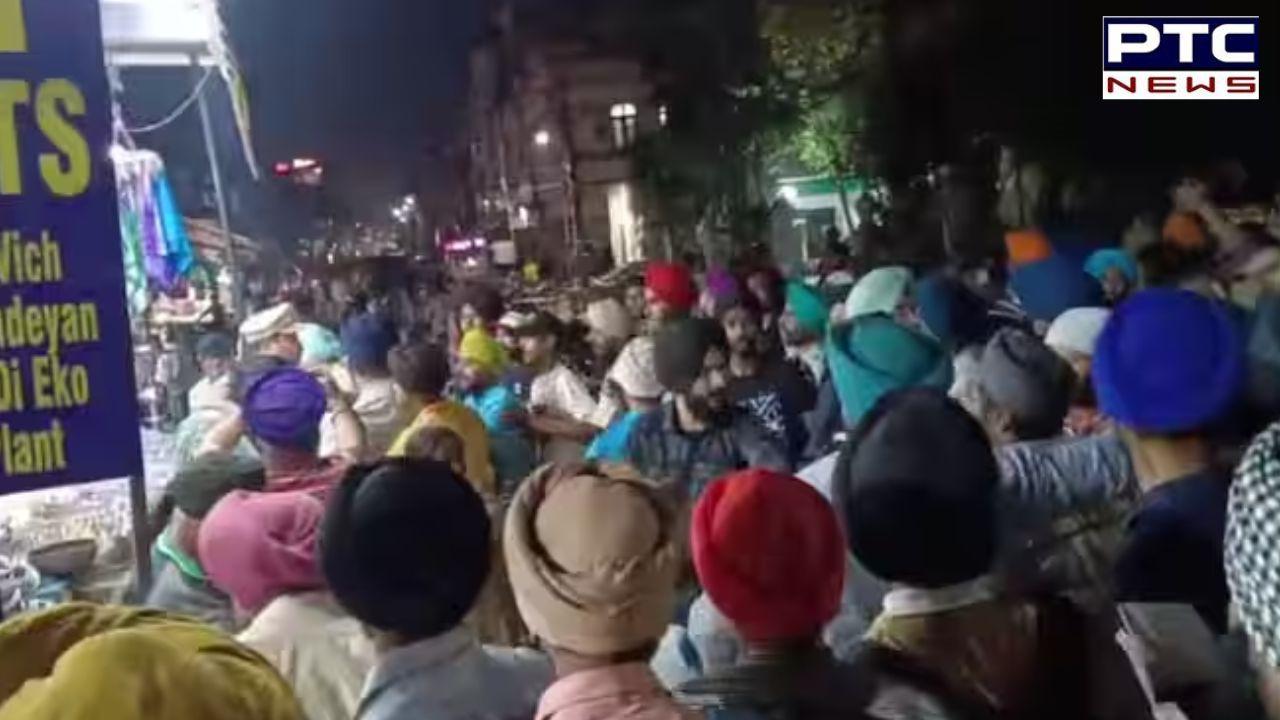 ਪਟਿਆਲਾ ਦੇ ਗੁਰਦੁਆਰਾ ਦੁਖਨਿਵਾਰਨ ਸਾਹਿਬ ਦੇ ਬਾਹਰ 'ਚ ਜ਼ਬਰਦਸਤ ਹੰਗਾਮਾ, ਦੁਕਾਨਦਾਰ ਨੇ ਚੜ੍ਹਾਈ ਗੱਡੀ, ਕਈ ਜ