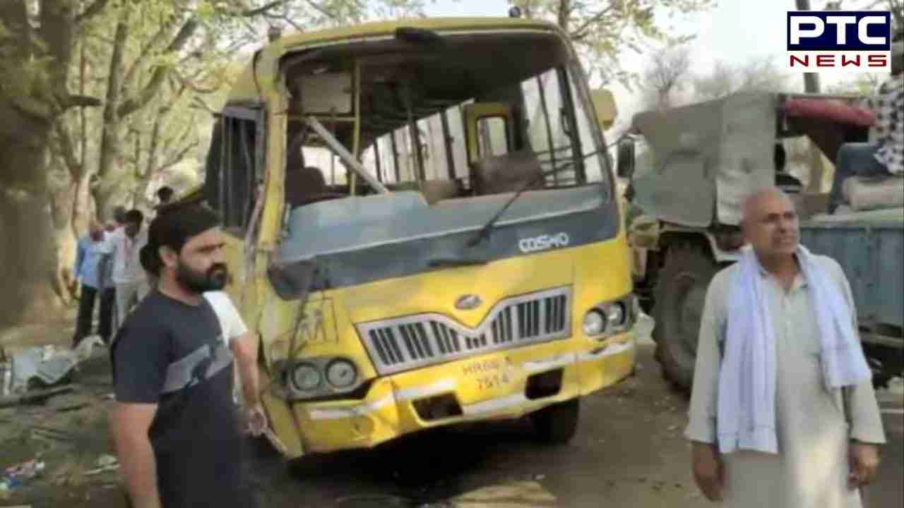 Haryana School Bus Accident: ईद के दिन नारनौल में भीषण हादसा, कनीना में स्कूल बस पलटी, 7 बच्चों की मौत