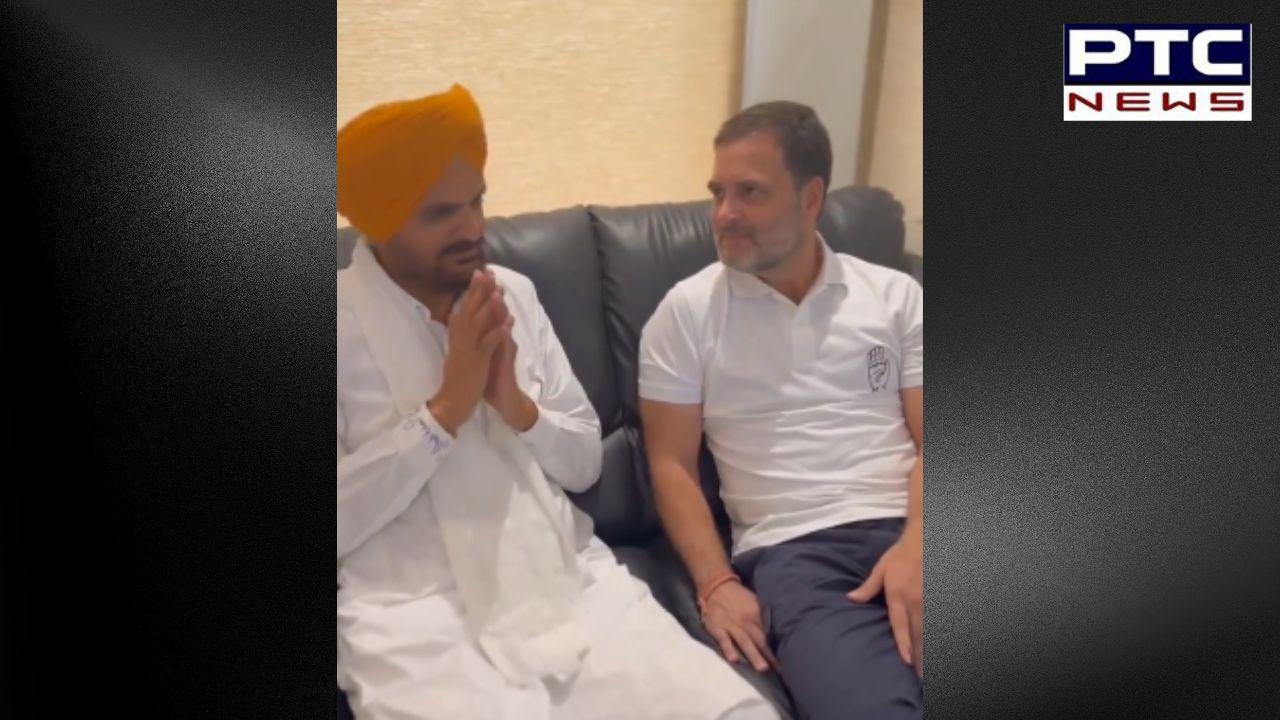 Sidhu Moosewala: ਸਿੱਧੂ ਮੂਸੇਵਾਲਾ ਦੀ ਅੱਜ ਹੈ ਦੂਸਰੀ ਬਰਸੀ, ਰਾਹੁਲ ਗਾਂਧੀ ਨੇ ਬਲਕੌਰ ਸਿੰਘ ਨਾਲ ਕੀਤੀ ਮੁਲਾਕਾਤ