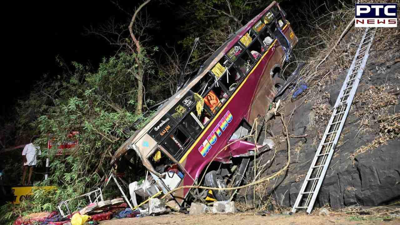 Tamil Nadu: 4 killed, 20 critically injured after bus falls into gorge in Yercaud