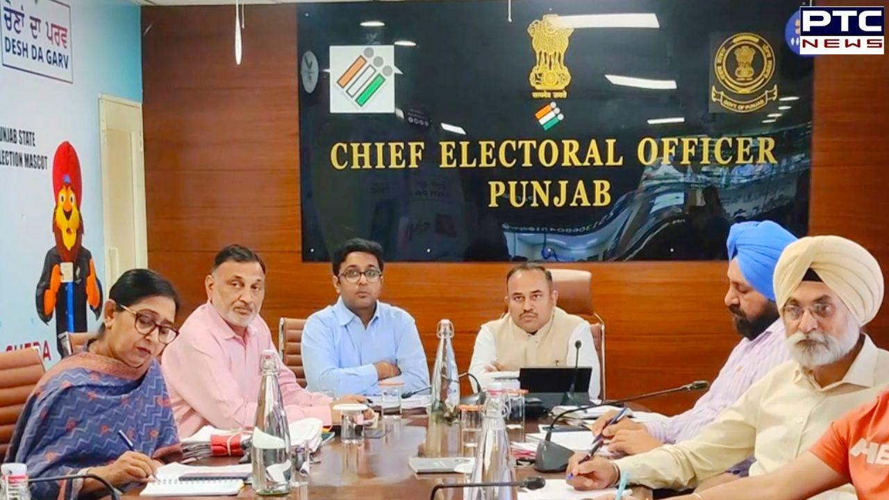 Lok Sabha Polls 2024: Punjab CEO holds meeting with DCs, CPs and SSPs to review elections preparation